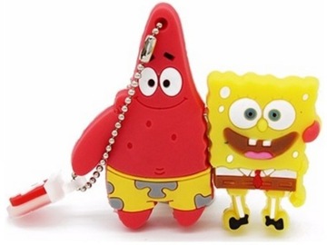 USB-НАКОПИТЕЛЬ 8 ГБ ГУБКА БОБ КВАДРАТНЫЕ ПАТРИК