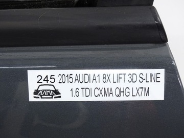 фото thumb №12, Двері ліві лівий перед audi a1 8x рестайлінг 3d hb lx7m