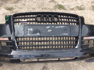 фото thumb №7, Audi q7 4l lz9y бампер перед переднє решітка радіатора решітка