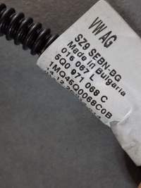 фото thumb №3, Vw golf vii жгут дроссельной заслонки 5q0971068c