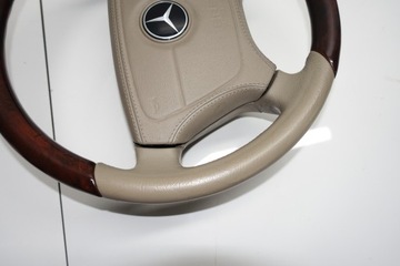 фото thumb №9, Mercedes w140 w129 руль идеал рестайлинг дерево деревянная