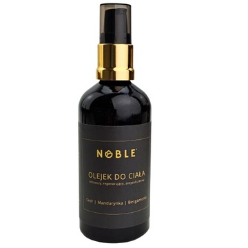 Антицеллюлитная массажная щетка с агавой, масло для тела от растяжек Noble