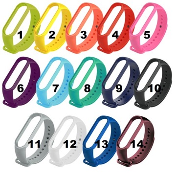 ZESTAW 14 OPASEK DO XIAOMI MI BAND 4 MIBAND pasek
