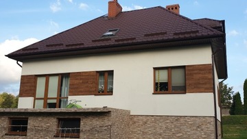 Deska elewacyjna klej gratis kolor wenge 16cm