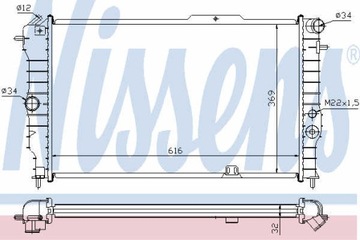 фото thumb №15, Nissens радиаторов двигателя opel calibra 90- 2.0 i