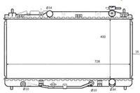 фото thumb №2, Радіаторів двигуна nrf 164000h210 164000h220 164002