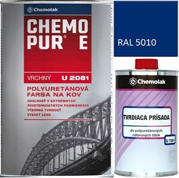 CHEMOPUR E ПОЛИУРЕТАНОВАЯ КРАСКА 1Л СИНЯЯ