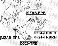 фото thumb №3, Сайлентблок передній важіль передньої mazda tribute