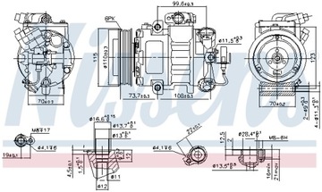 фото thumb №2, Компрессор кондиционера vw golf plus v 1.2 tsi 1.4