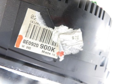 фото thumb №13, Спідометр  audi a4 b6 avant 8e5 1.9 tdi quattro - avf 0263626035 8e0920900k