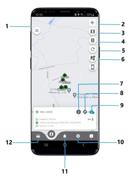 LOKALIZATOR GPS Auta Pojazdu Samochodu Ukryty w Przekaźniku Bez Abonamentu