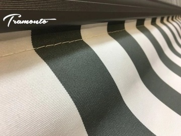 Markiza elektryczna 250x200 Szaro-Biała PREM
