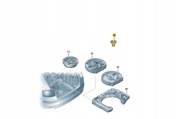 фото thumb №1, Винт крепежная колесо запасное audi a3 vw seat aso