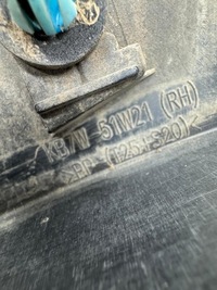 фото thumb №9, Łuczek молдинг крыла правый перед mazda cx5 ii cx-5 2017-2021 kb7w 51w21