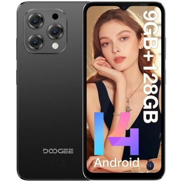 Смартфон DOOGEE N55, Android 14, 6,56 дюйма, HD+ IPS, 5150 мАч, 9 ГБ/128 ГБ SIM-карта, WIFI