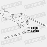 фото thumb №14, Отбойник амортизатора задняя febest td-008