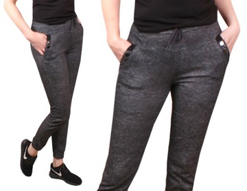 Спортивные брюки SPORT ЖЕНСКИЕ МЕЛАНЖЕВЫЕ CUFF 5320N XXL