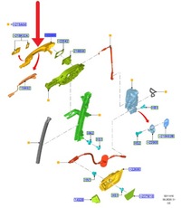 фото thumb №1, Ручка дверь перед l p ford focus 2018- оригинальный номер 2377825 _ jx7b-22404-baxwaa