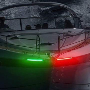 2 шт. СВЕТОДИОДНАЯ СИГНАЛЬНАЯ ПЛАНКА ВОДОНЕПРОНИЦАЕМАЯ СИГНАЛЬНАЯ ЛАМПА ПОЛЕЗНАЯ ИНДИКАЦИЯ ДЛЯ ЯХТЫ