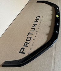 фото thumb №7, Чорний блиск переднє бампер спойлер / накладка do vw jetta 6 gli 14-19