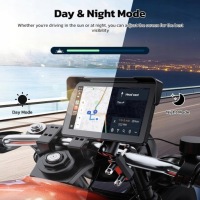 Мотоциклетный экран CarPlay Android Auto 5 с беспроводной навигацией