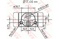 фото thumb №11, Bwa130 trw цилиндрик тормозной