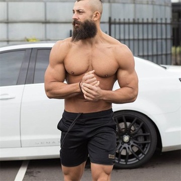 Спортивные шорты ECHT L золотистый