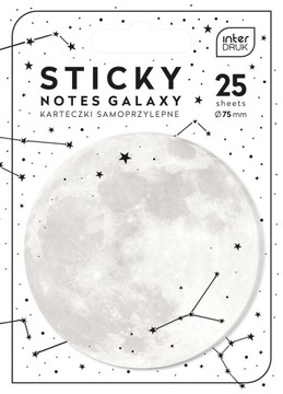 САМОКЛЕЙКИ 75мм 25К INTERDRUK GALAXY