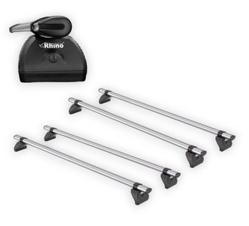 RHINO RELINGI STALOWE 4X 1,7M CITROEN JUMPER 2006-