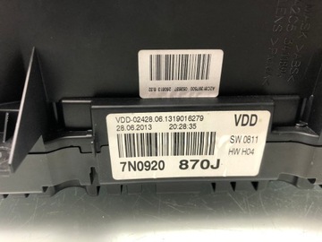 фото thumb №9, Vw sharan спидометр 7n0920870j sw0804 hwh04 2012r