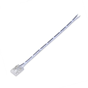 ZŁĄCZKA DO LED TAŚMA COB 8mm KABEL JEDNOSTRONNA`