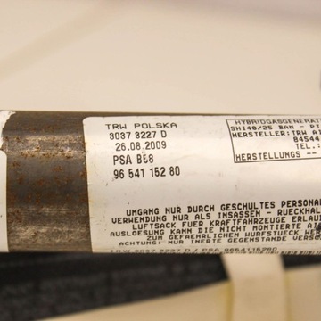 фото thumb №7, Citroen c4 i picasso 2010 ліва сторона шторка подушка безпеки