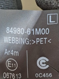 фото thumb №10, Suzuki sx4 s-cross 18r lift 1.4t pas безпеки задній лівий