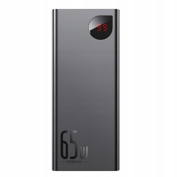 PowerBank Baseus Adaman 20000 мАч PD QC 3.0 65 Вт