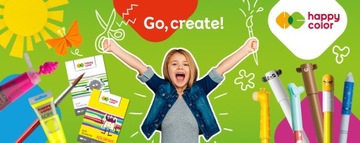 Блок с мотивами BASIC CREATIVE А4 80г HAPPY COLOR