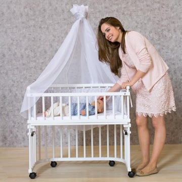 Babybay 160202 перекладина для кровати 27,5 x 94 см белый (AM 3553)