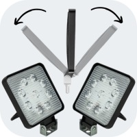 фото thumb №9, Лампа світлодіодна робоча ip 65 прожектор led 12v лампи протитуманні фари автомобільні