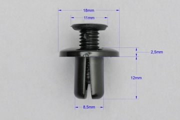 фото thumb №4, Штифт кліпса hyundai ix35 ix55 tucson kia soul 10x