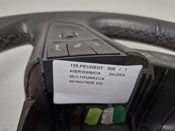 фото thumb №8, Peugeot 508 i 1 руль кожа мультифункция 96780478ze
