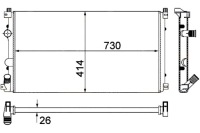 фото thumb №1, Hella радиатор wody nissan interstar dci 80 x70