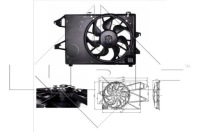 Купити Вентилятор радіатора ford mondeo 00- 07 - ac nrf nrf47005, фото thumb
