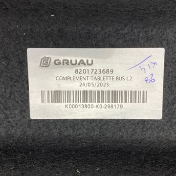 фото thumb №13, Полиця задня renault trafic iii opel vivaro b nissan nv300 fiat talento