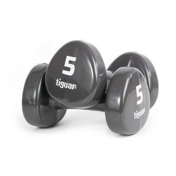 Гантели TIGUAR VINYL Fitness 2 x 5 кг