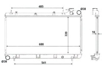 Купити Nrf радіатор води subaru forester 2.0 awd sf, фото thumb
