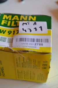 Mann-filter w 917 фильтр масла Доставка, фото thumb