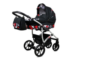 ДЕТСКАЯ КОЛЯСКА LARGO 4в1 АЛЮМИНИЙ + БАЗА ISOFIX
