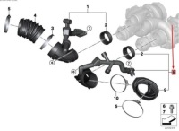 фото thumb №13, Filtrowany канал повітряний bmw x5 e70 x6 e71 оригінальний 13717848152