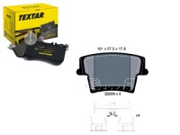 фото thumb №1, Тормозные колодки тормозные dodge задняя challenger charger 3,6-