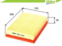 фото thumb №2, Valeo 585284 фильтр воздуха
