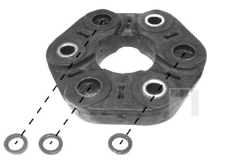 фото thumb №2, Шарнір гнучкий вала привідного зад з задній vw transporter iv 2.4d